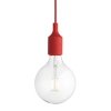 Muuto E27 Lampa Żarówka LED - Czerwona